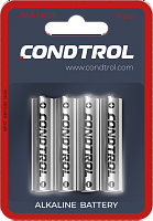 7-1-041 Щелочная батарея Condtrol AAA LR03 4шт