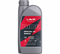 Масло моторное LAVR MOTO RIDE SPECIAL 4Т 10W40 SN, 1 л Ln7747