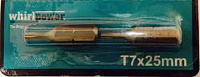 Бита WP T7  25 мм (20 шт/ упак) Wirlpower ЦЕНА ЗА 2ШТ. /0163