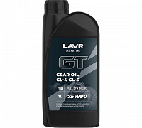 Масло трансмиссионное LAVR GT GEAR OIL 75W90 G4/5 MOTO, 1 л Ln7901