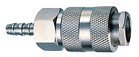 180121 Переходник Fubag рапид (муфта) - елочка 8 мм, обжимное кольцо 8 х13 мм 