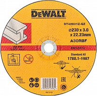 DT42601Z DeWalt Диск отрезной 230x3.0x22.2мм по металлу